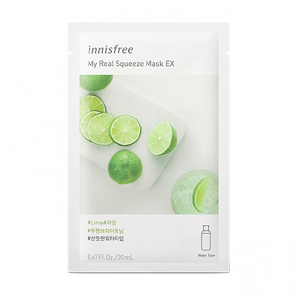 Innisfree My Real Squeeze Sheet Mask Lime, 20 ML