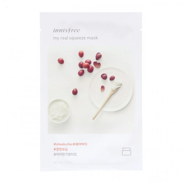 Innisfree My Real Squeeze Sheet Mask Shea Butter, 20 ML