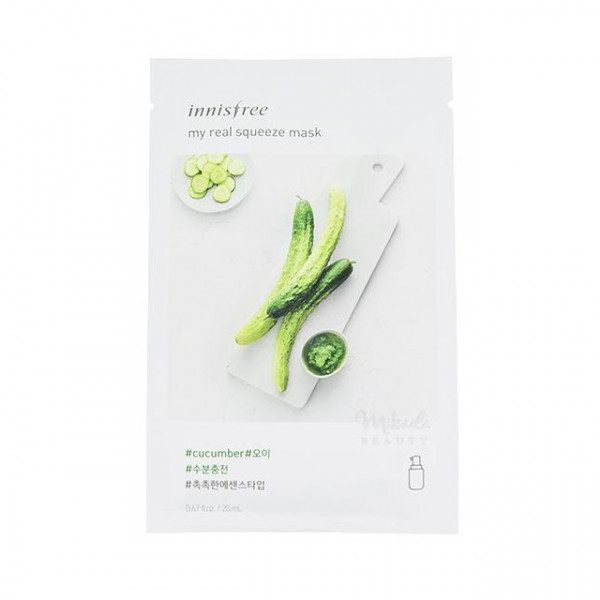 Innisfree My Real Squeeze Sheet Mask Cucumber,20 ML