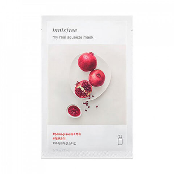 Innisfree My Real Squeeze Sheet Mask Pomegranate, 20ml