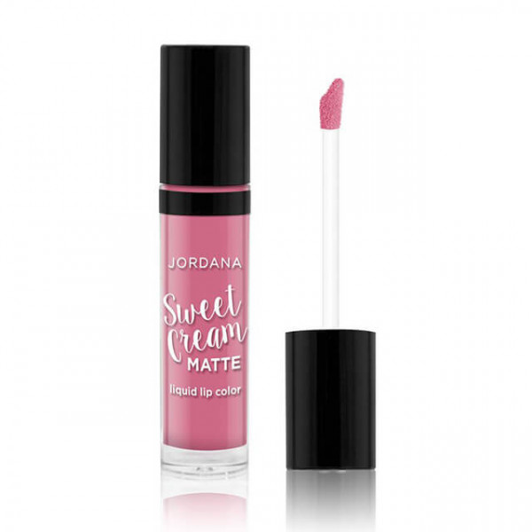 Jordana Sweet Cream Matte Liquid Lip Color 09 Rose Macaron, 3GM