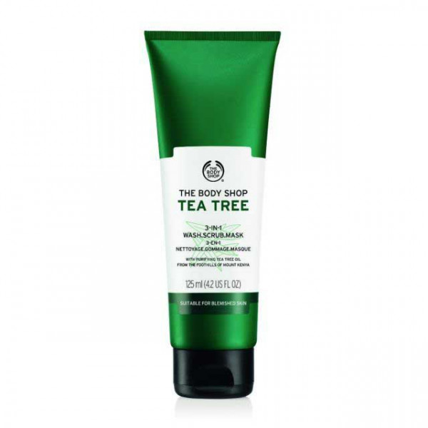 The Body Shop Tea Tree 3 in1 Scrub Mask, 125ML
