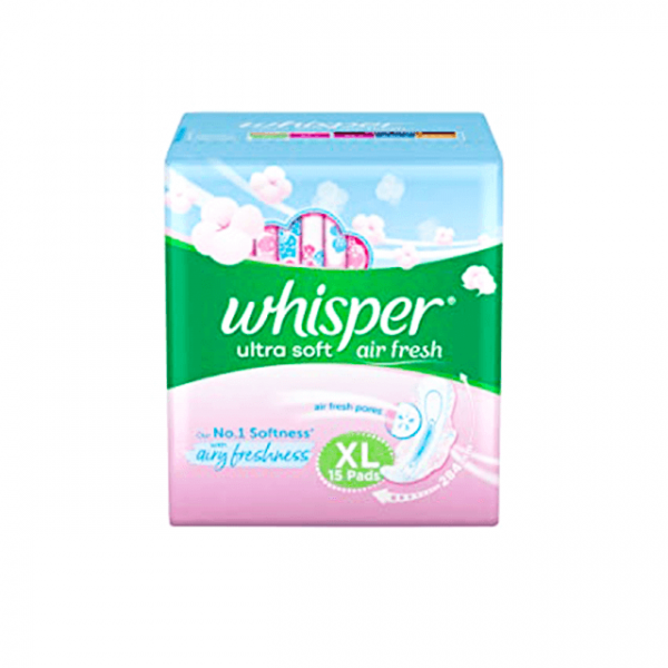 Whisper Ultra Soft XL Fifteen Pads