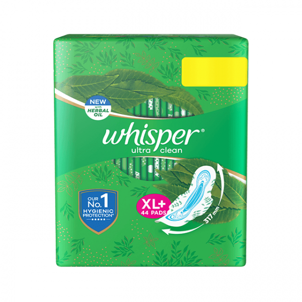 Whisper Ultra Clean XL Plus Forty Four Pads