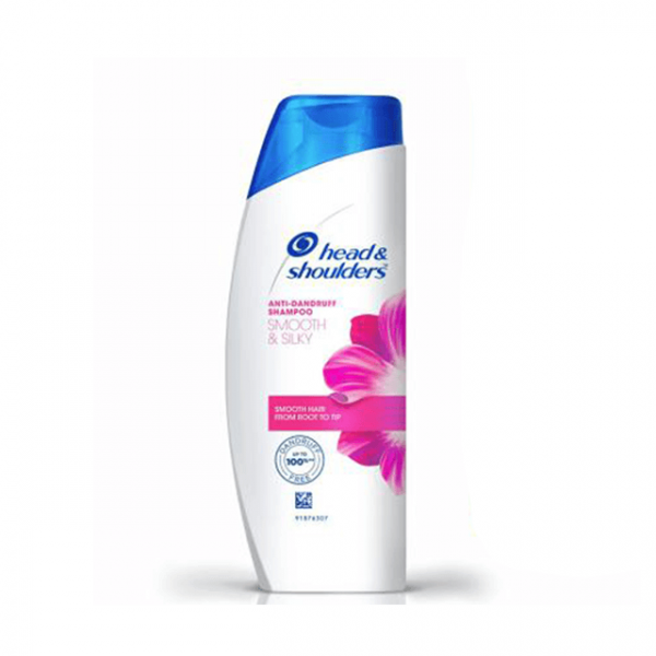 Head and Shoulders Smooth and Silky Anti Dandruff Shampoo for Women and Men