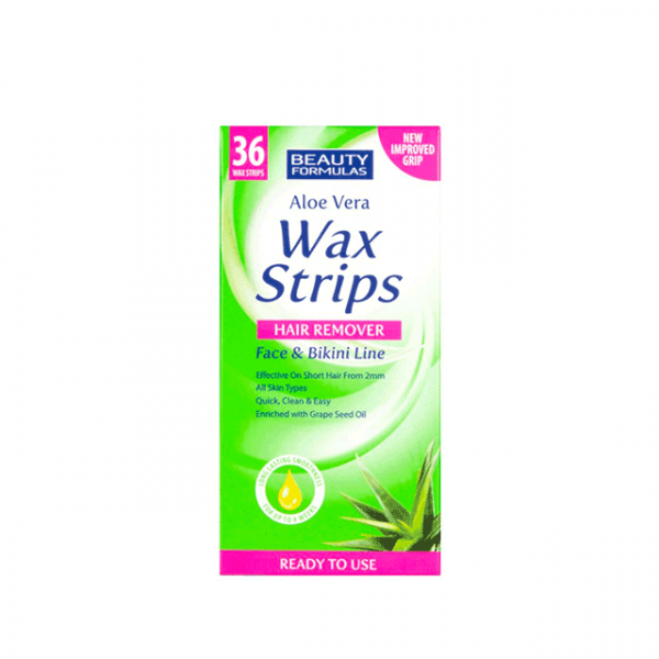 Beauty Formulas Aloe Vera Wax Strips