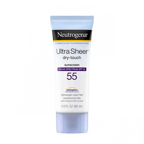 neutrogena ultrasheer dry touch sunscreen 55