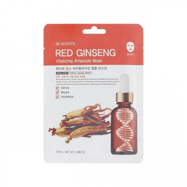 Beaumyr Red Ginseng Vitalizing Ampoule Mask