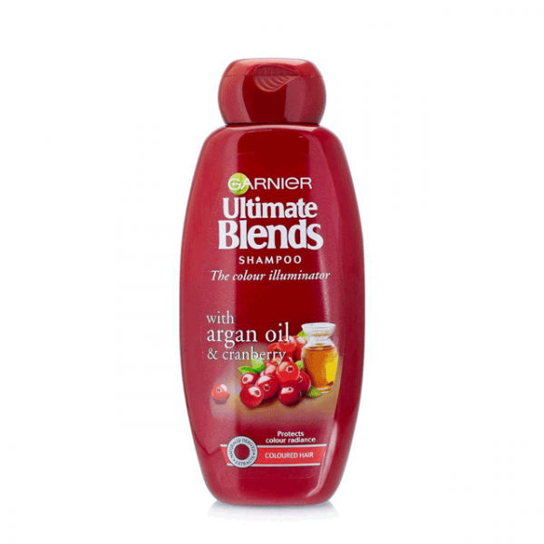 Garnier Ultimate Blends The colour illuminator with argan oil and cranberry shampoo