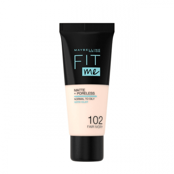 Maybelline Fit Me Matte + Poreless Foundation Shade Fair Ivory 102