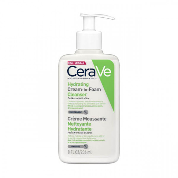 Cerave Hydrating Cream To Foam Cleanser